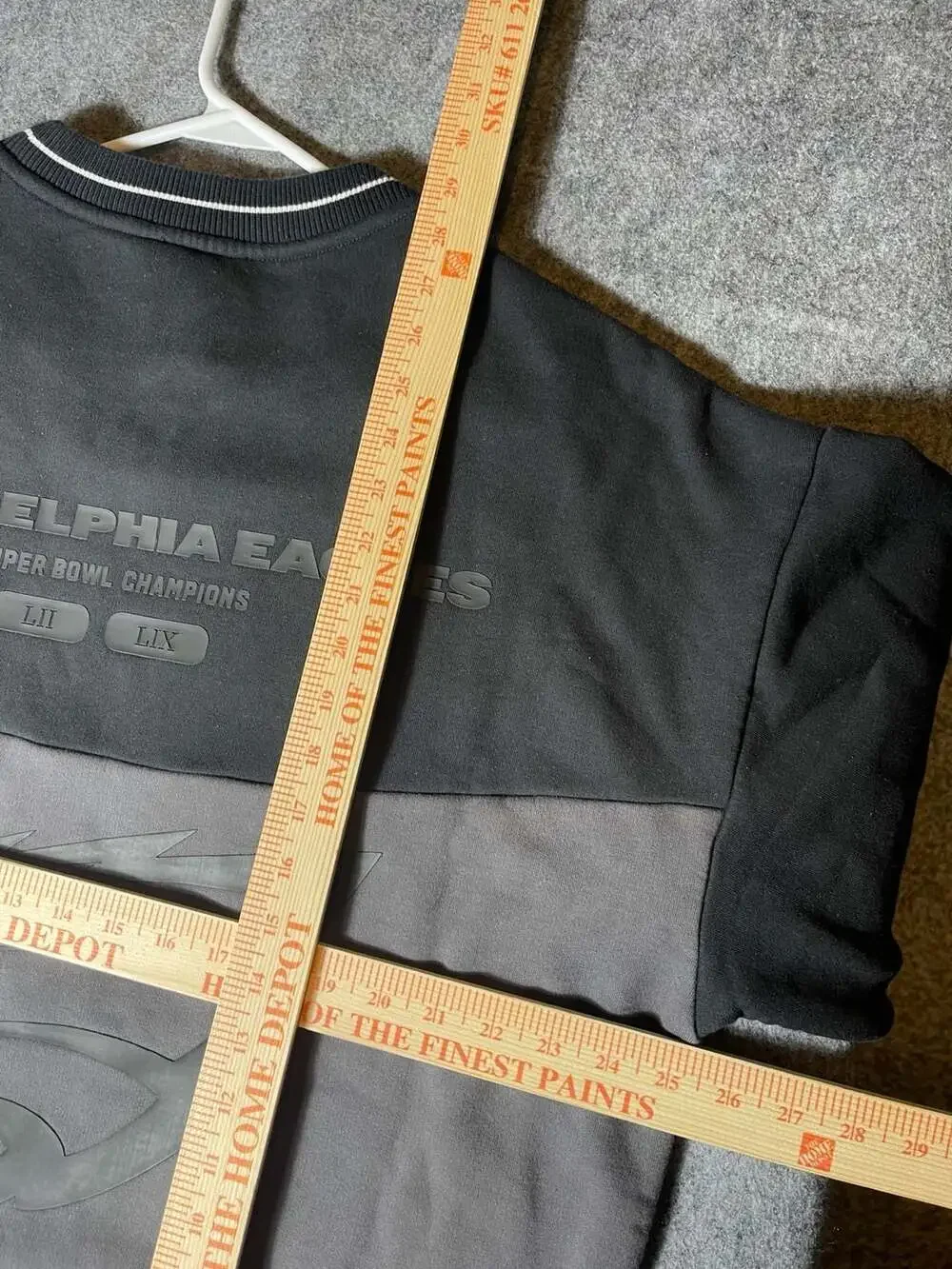 Unisex Black Philadelphia Eagles Fleece Sweatshirt